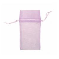 Organza drawstring pouch (lavender)-2 3/4